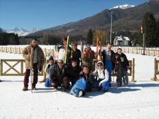 Inverno 2008, foto di gruppo sulle piste da sci!